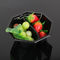 Black Octagon 14.5*14.5*5.5cm Disposable Fruit Tray